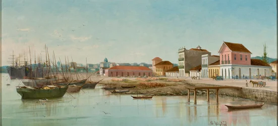 Rampe am Bispo-Hafen, Santos